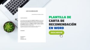 Plantilla de Carta de Recomendación en Word [GRATIS]
