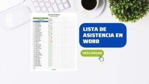 Plantilla de Lista de Asistencia con Fecha en Word [GRATIS]