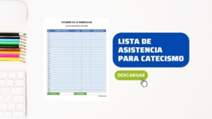 Lista de Asistencia para Catecismo en Word [GRATIS]