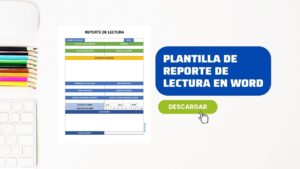 Plantilla de Reporte de Lectura Editable en Word [GRATIS]