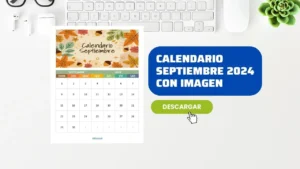 Plantilla de Calendario de Septiembre 2024 con Imagen Editable en Word