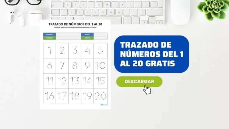 Números para imprimir 1-20