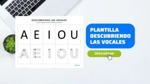 Plantilla Descubriendo Las Vocales en PDF GRATIS para Imprimir