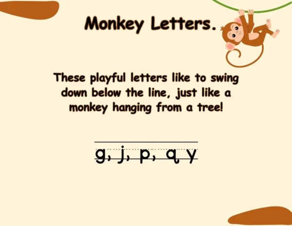 Letras Mono Plantilla en PDF