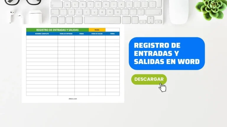 Control de Acceso de Personal en Word y PDF