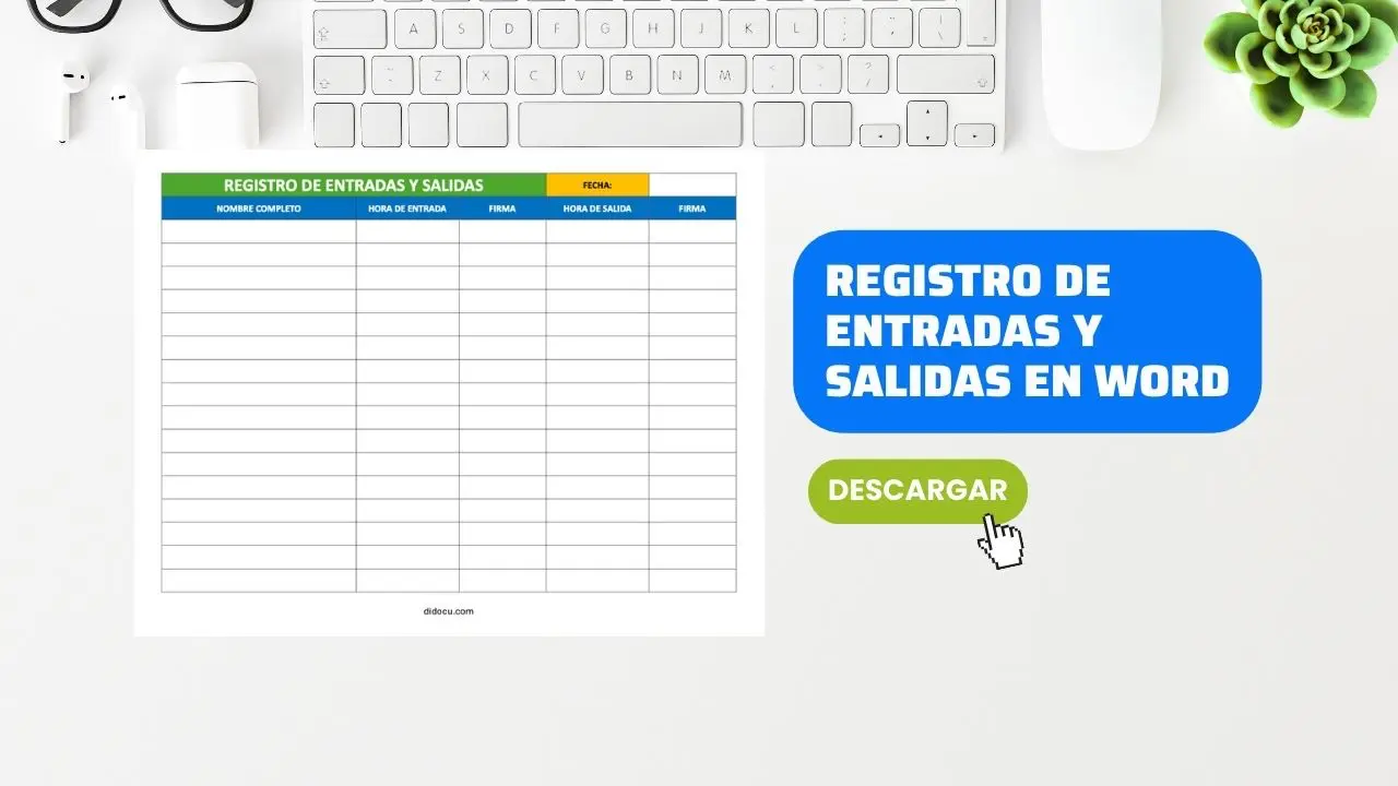 Control de Acceso de Personal en Word y PDF