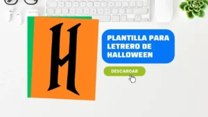 Plantilla de Halloween para Imprimir en Tamaño Carta GRATIS