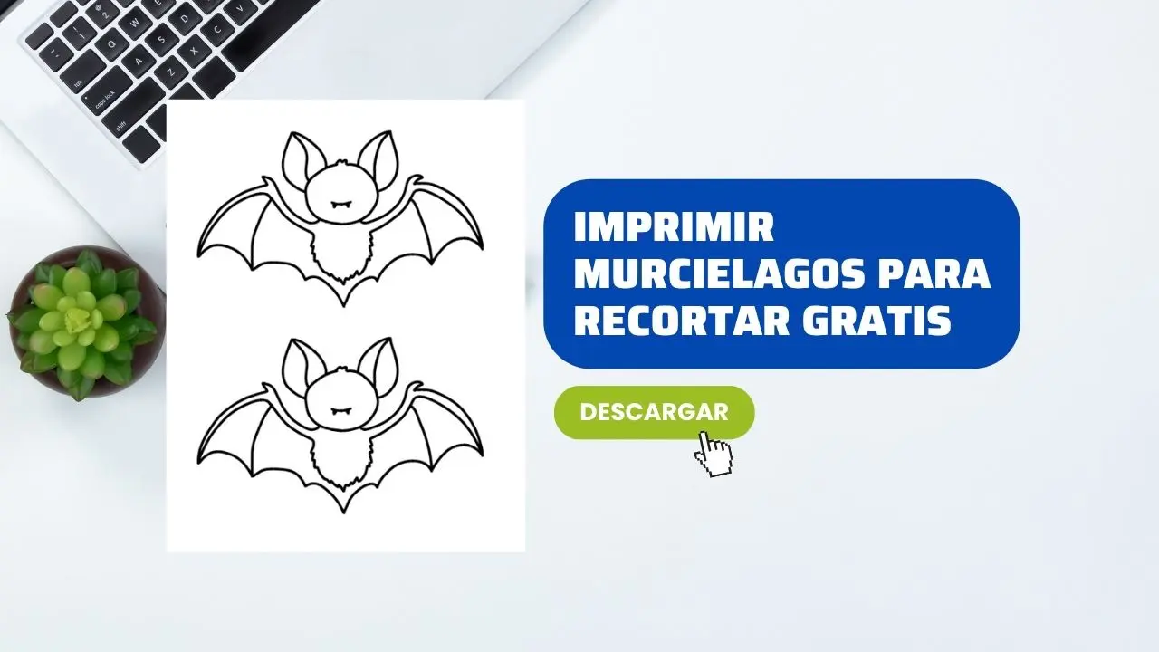 Imprimir Murciélagos para Manualidades