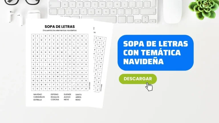 Descargar Sopa de Letras con Temática Navideña