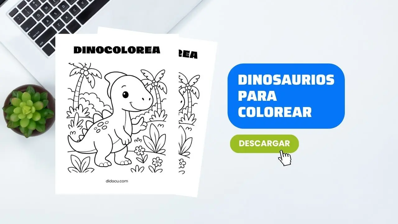 Libro de Dinosaurios para Colorear Gratis
