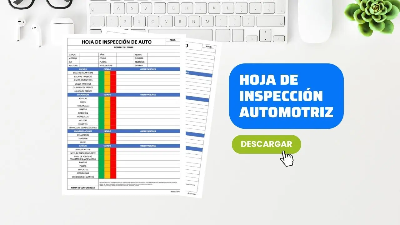 Formato de Inspección para Automotor