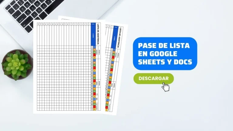 Pase de Lista en Google Sheets y Google Docs Gratis