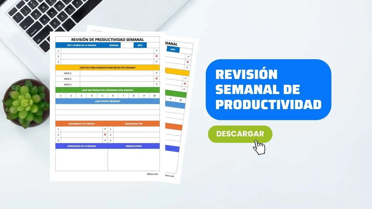 Revisión Semanal de Productividad Check