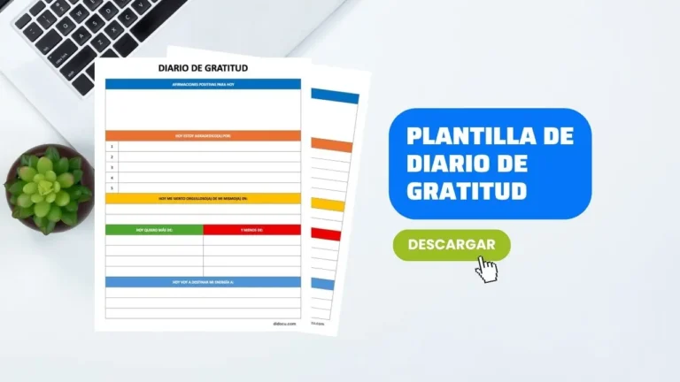 Formato Imprimible de Diario de Gratitud