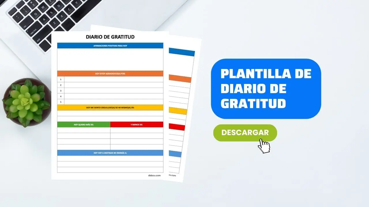 Formato Imprimible de Diario de Gratitud