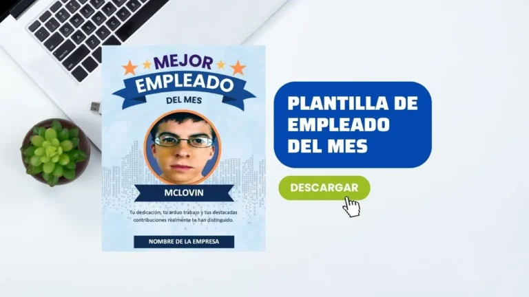 Formato para Empleado del Mes Imprimible