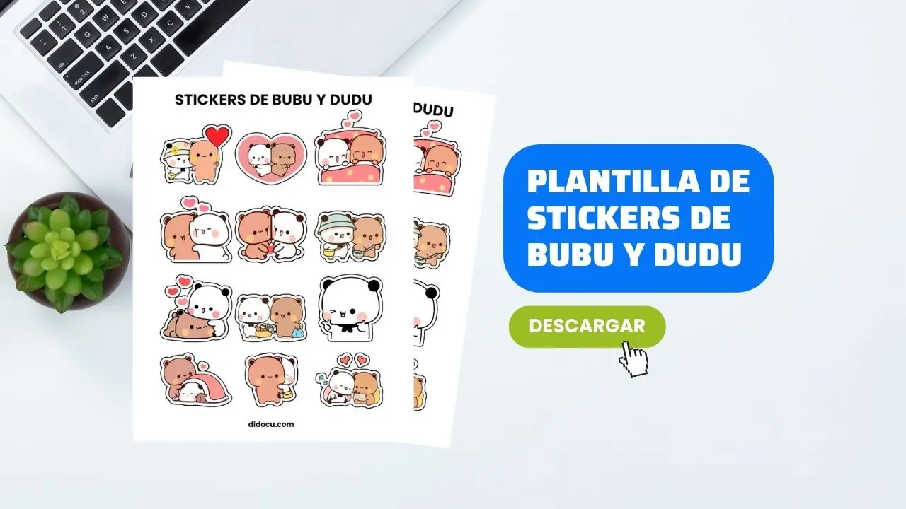 Stickers para Imprimir de Bubu y Dudu