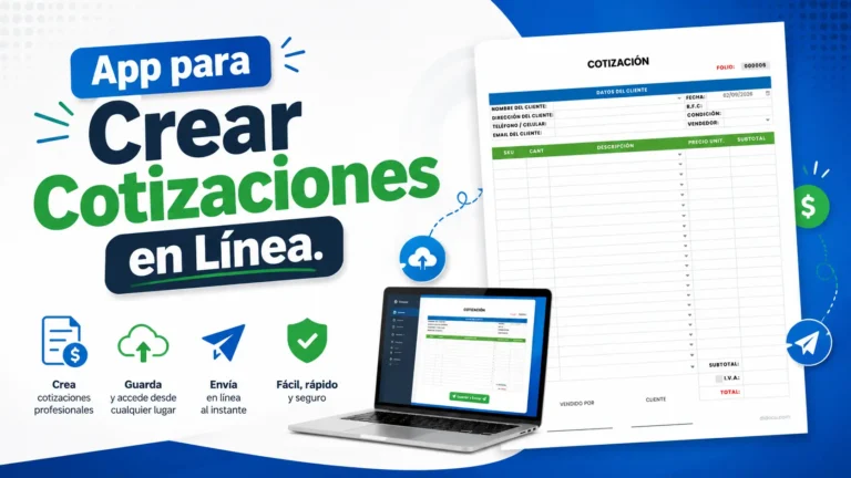 Página para Llenar Cotización en Línea Gratis