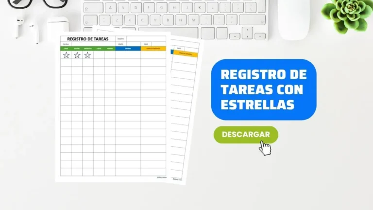 Imprimir Marcador de Tareas con Estrellas