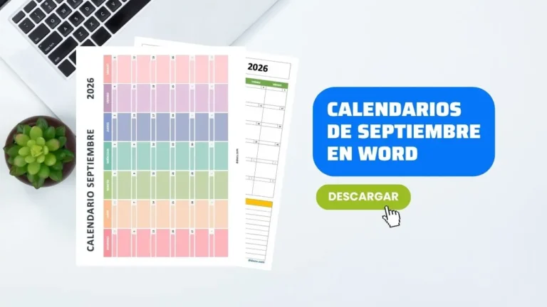 Descargar Calendarios de Septiembre Gratis