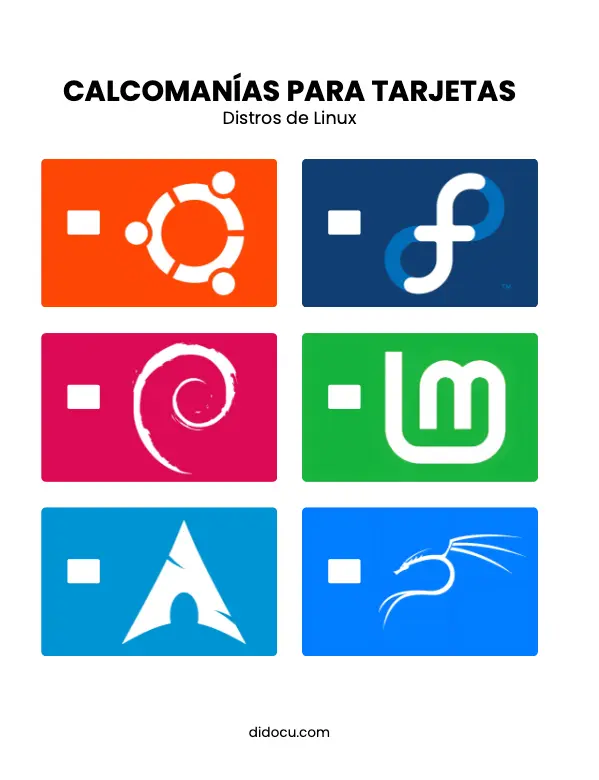 Pegatinas de Linux para Tarjetas de Débito o Crédito Gratis