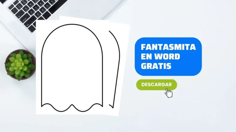 Fantasmita Imprimible para Manualidades