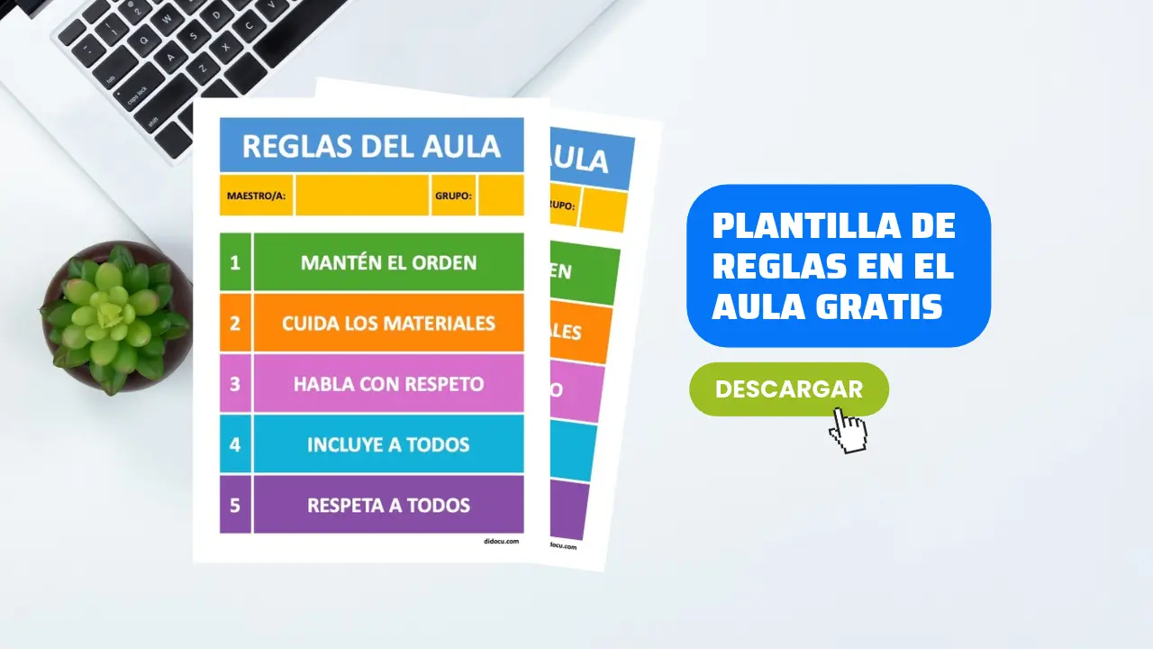Cartel de Reglas en el Salón de Clases para Imprimir